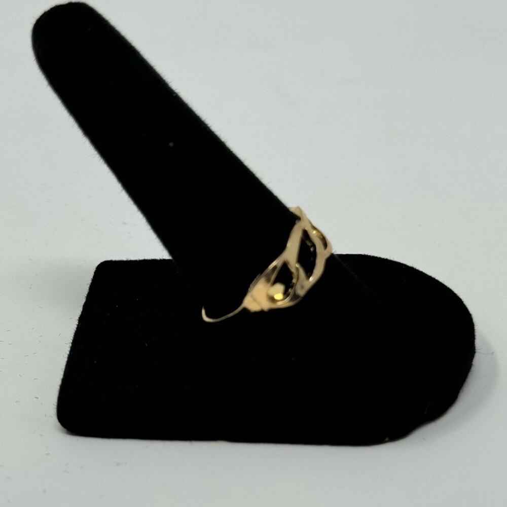 Stackable Chain Link Gold Tone Ring NEW - Picture 4 of 7